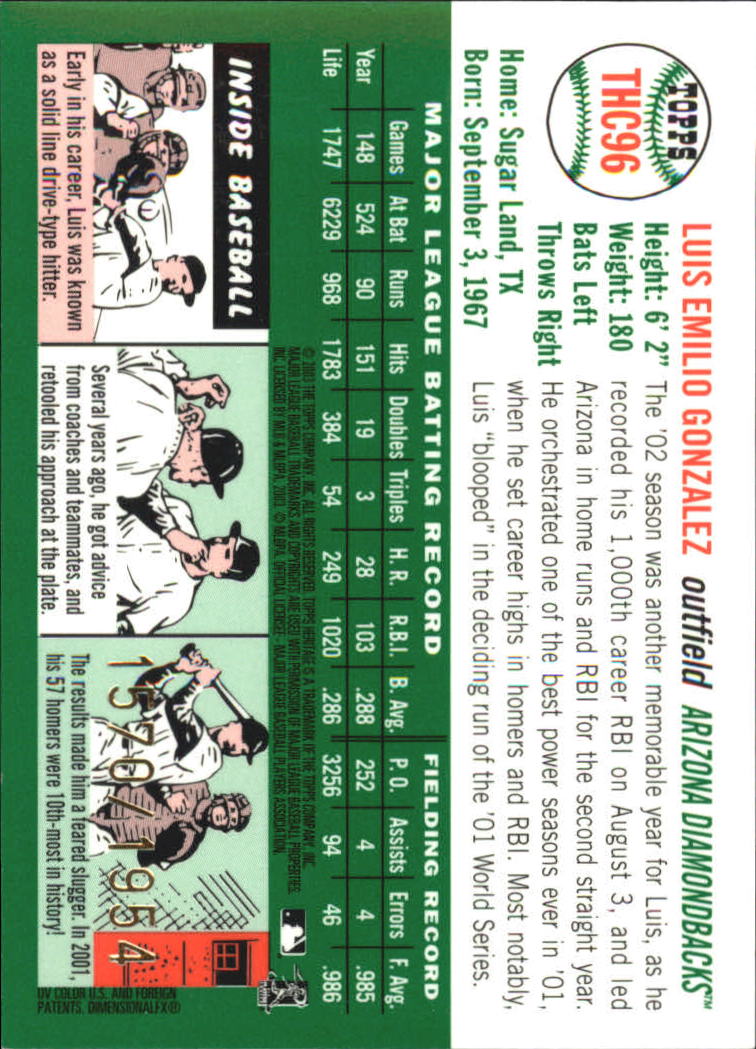 2003 Topps Heritage Baseball Part 2 - Picture 263 of 286