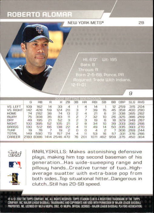 2003 Stadium Club Baseball - Picture 15 of 298