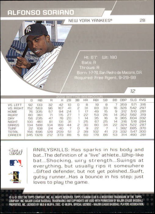 2003 Stadium Club Baseball - Picture 19 of 298