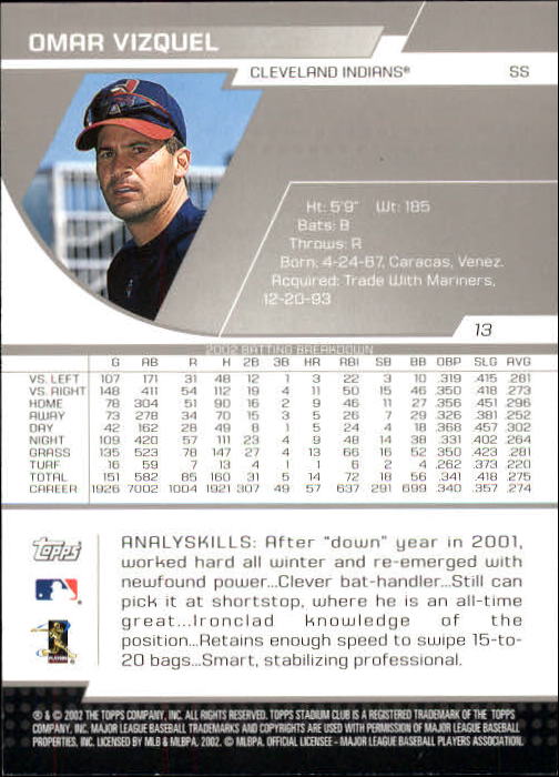 2003 Stadium Club Baseball - Picture 21 of 298