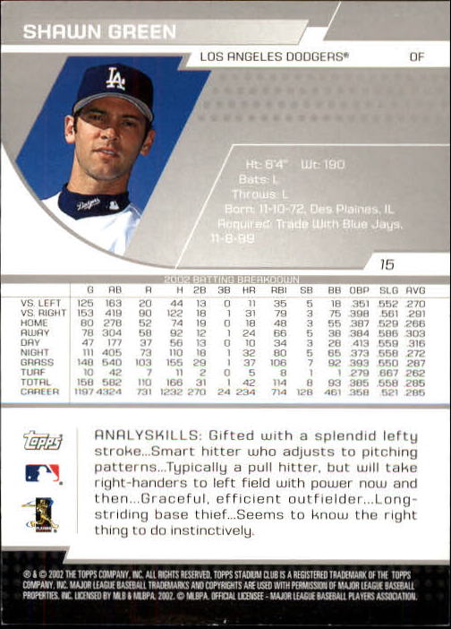2003 Stadium Club Baseball - Picture 25 of 298