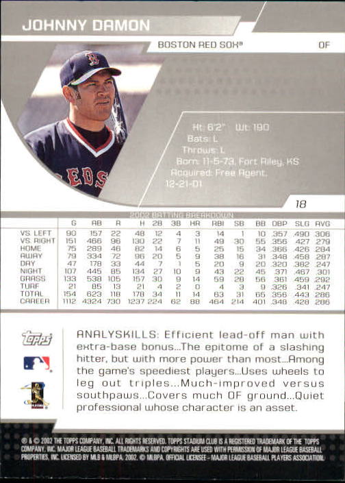 2003 Stadium Club Baseball - Picture 31 of 298
