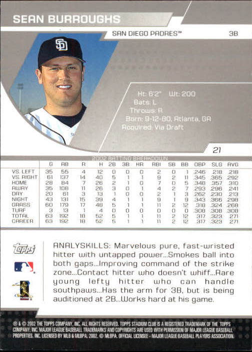 2003 Stadium Club Baseball - Picture 37 of 298
