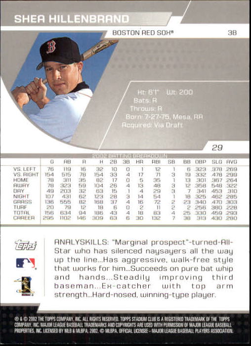 2003 Stadium Club Baseball - Picture 53 of 298