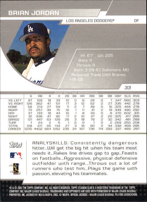 2003 Stadium Club Baseball - Picture 59 of 298