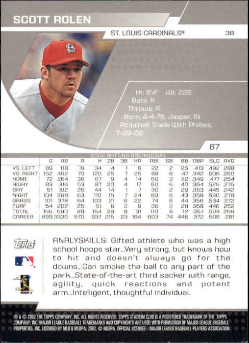 2003 Stadium Club Baseball - Picture 121 of 298