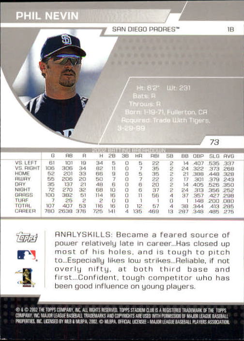 2003 Stadium Club Baseball - Picture 131 of 298