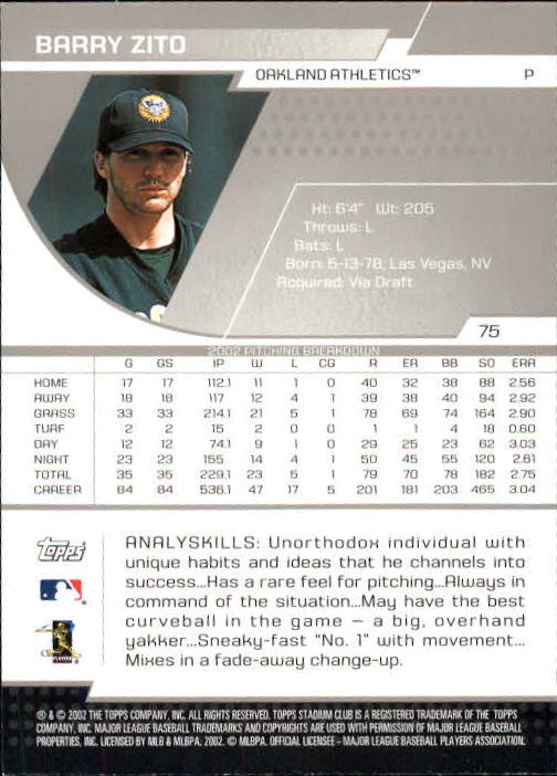 2003 Stadium Club Baseball - Picture 135 of 298