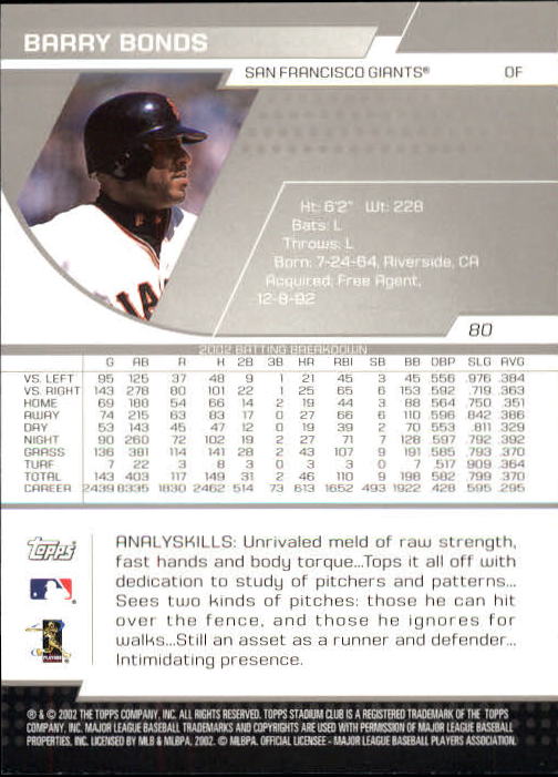 2003 Stadium Club Baseball - Picture 145 of 298