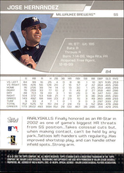 2003 Stadium Club Baseball - Picture 153 of 298
