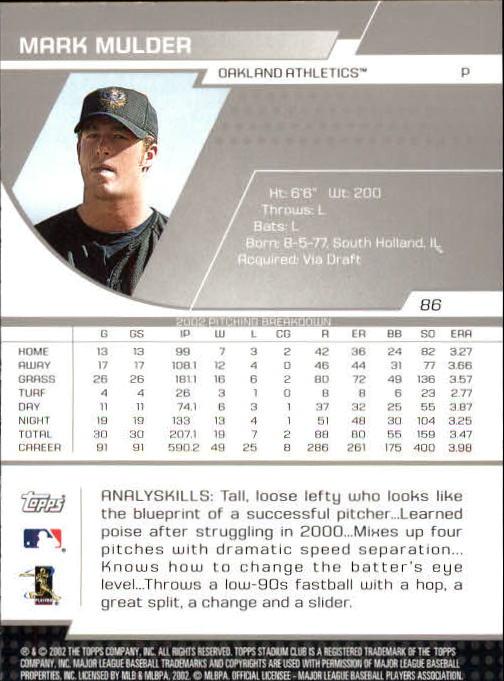 2003 Stadium Club Baseball - Picture 157 of 298