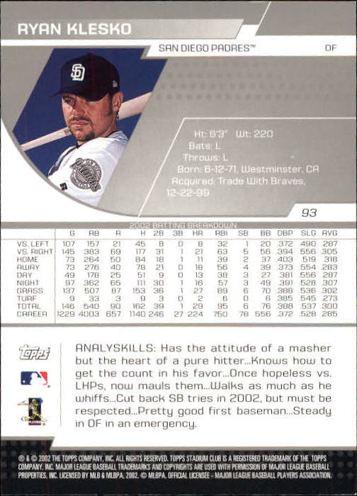 2003 Stadium Club Baseball - Picture 169 of 298