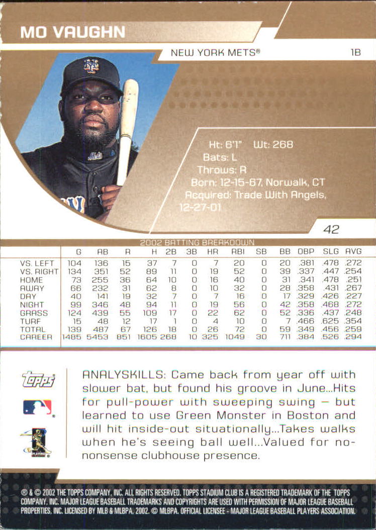 2003 Stadium Club Baseball - Picture 251 of 298