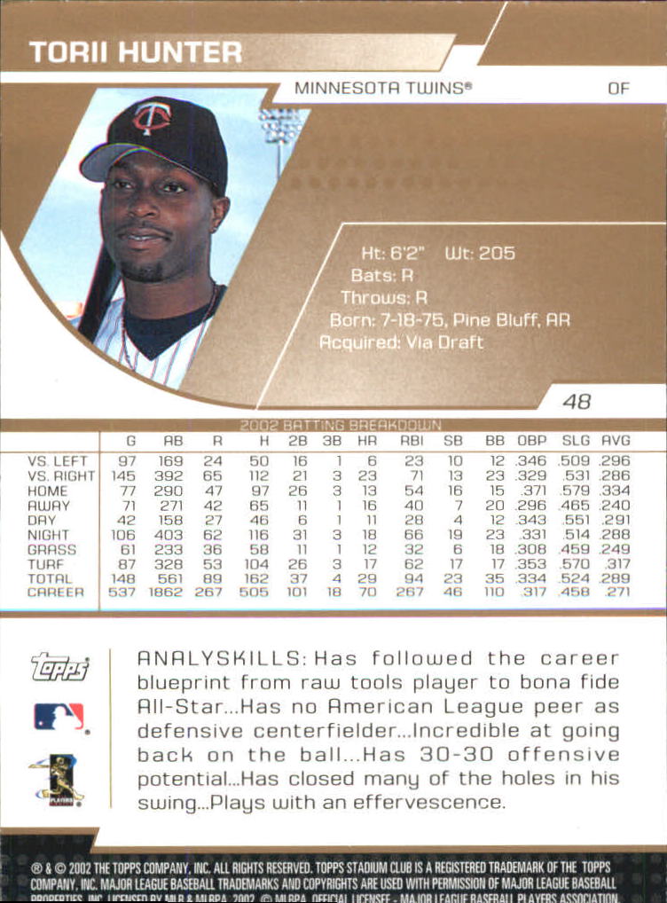 2003 Stadium Club Baseball - Picture 253 of 298