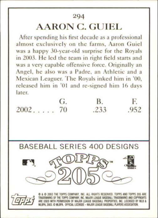 2003 Topps 205 - #312 Mark Loretta