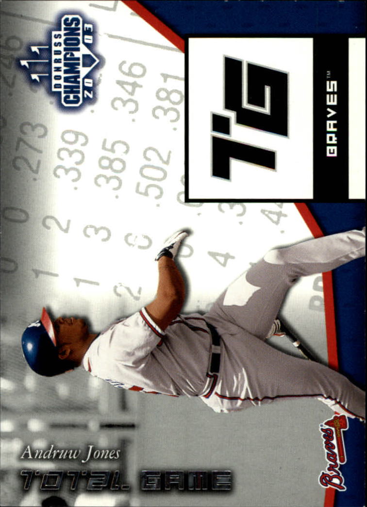 2003 Donruss Champions Baseball "Insert" Cards - Picture 41 of 69