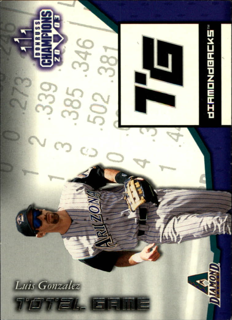 2003 Donruss Champions Baseball "Insert" Cards - Picture 43 of 69