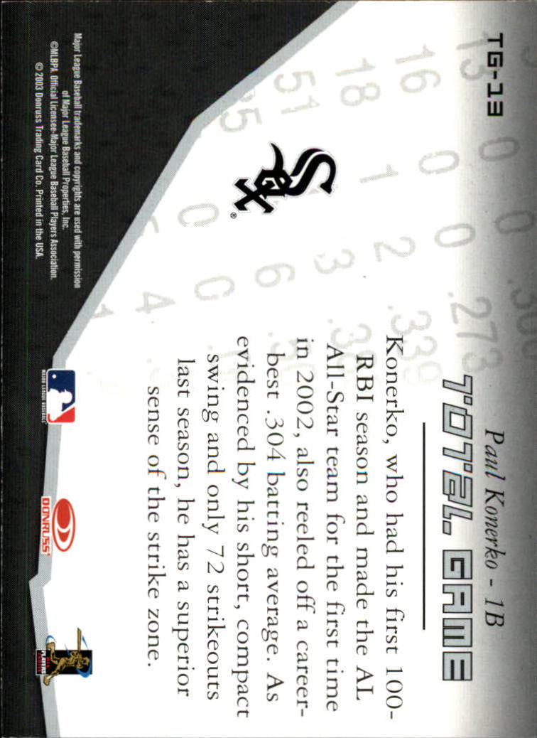 2003 Donruss Champions Baseball "Insert" Cards - Picture 48 of 69