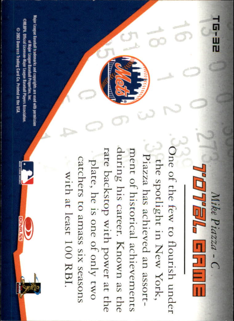 2003 Donruss Champions Baseball "Insert" Cards - Picture 60 of 69