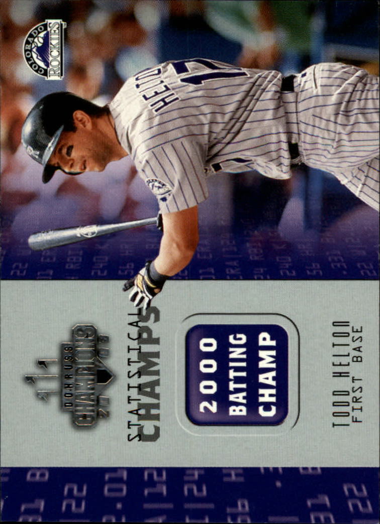 2003 Donruss Champions Baseball "Insert" Cards - Picture 22 of 69