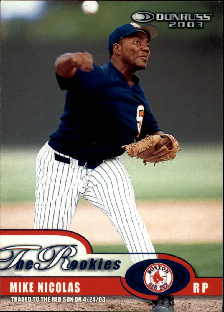 2003 Donruss Rookies Baseball "Main Set" Cards - Picture 104 of 132