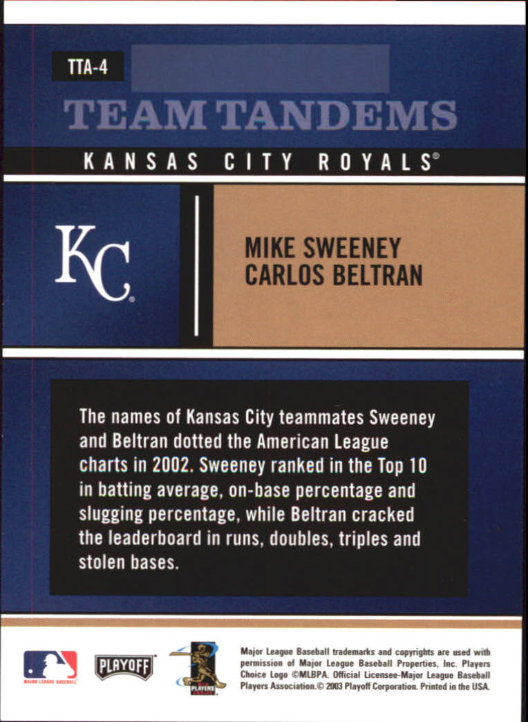2003 Absolute Memorabilia Baseball "Insert and Insert Parallel" Cards - Picture 5 of 49
