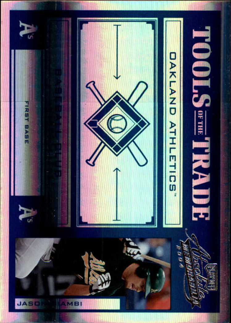 2004 Absolute Memorabilia Baseball "Insert and Insert Parallel" Cards