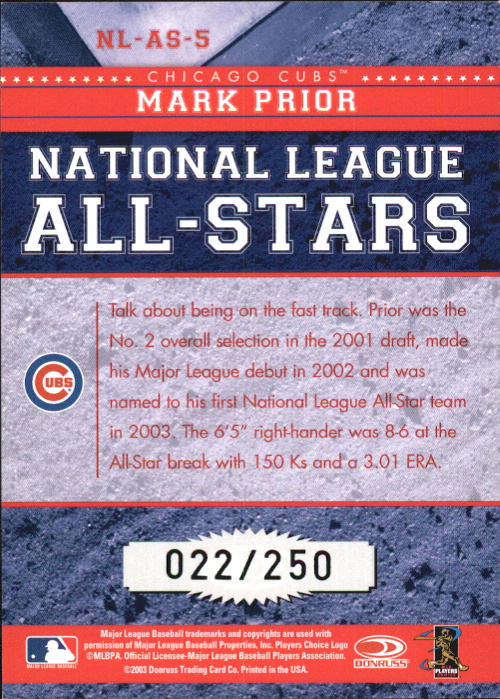 2004 Donruss Baseball "Insert and Insert Parallel" Cards - Picture 11 of 93