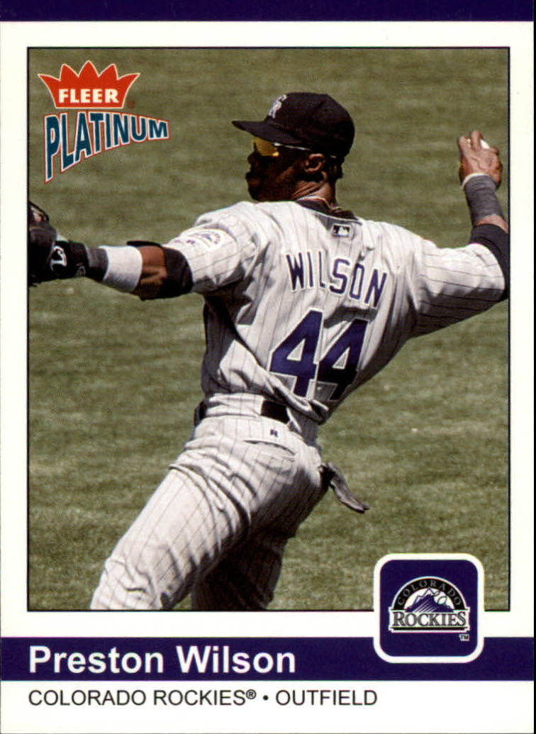 2004 Fleer Platinum Baseball "Main Set" Cards - Picture 4 of 387