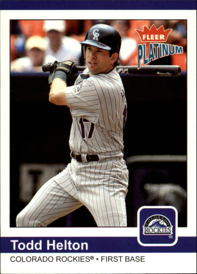 2004 Fleer Platinum Baseball "Main Set" Cards - Picture 166 of 387