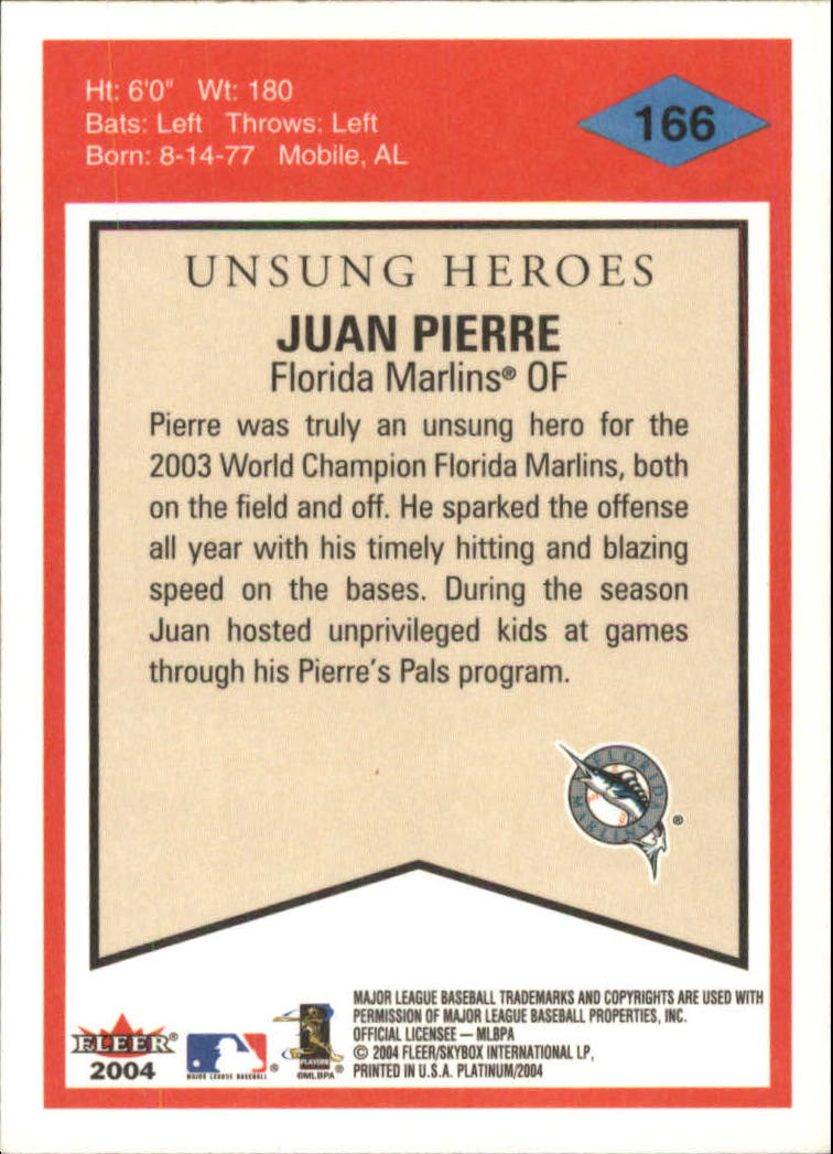 2004 Fleer Platinum Baseball "Main Set" Cards - Picture 321 of 387