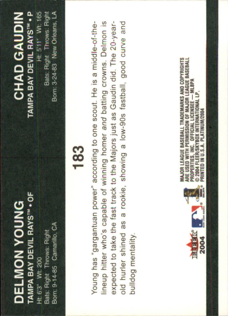 2004 Fleer Platinum Baseball "Main Set" Cards - Picture 355 of 387