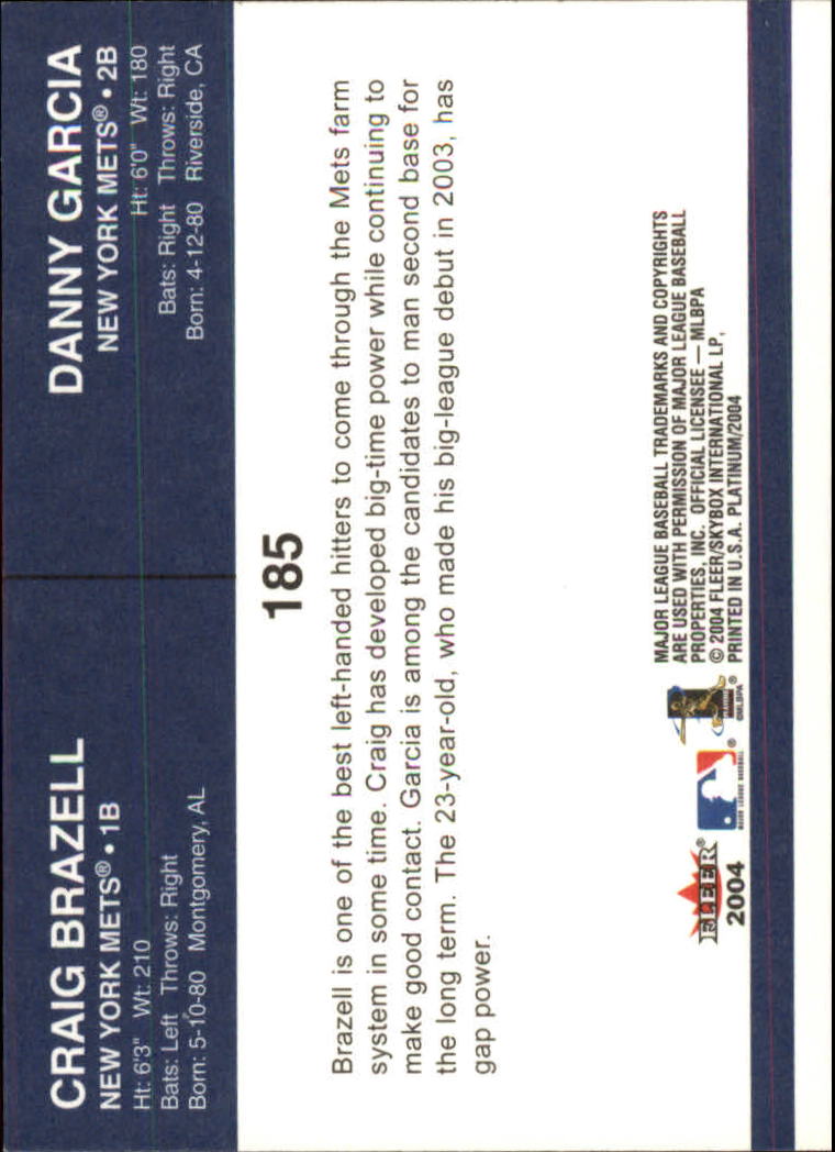 2004 Fleer Platinum Baseball "Main Set" Cards - Picture 359 of 387