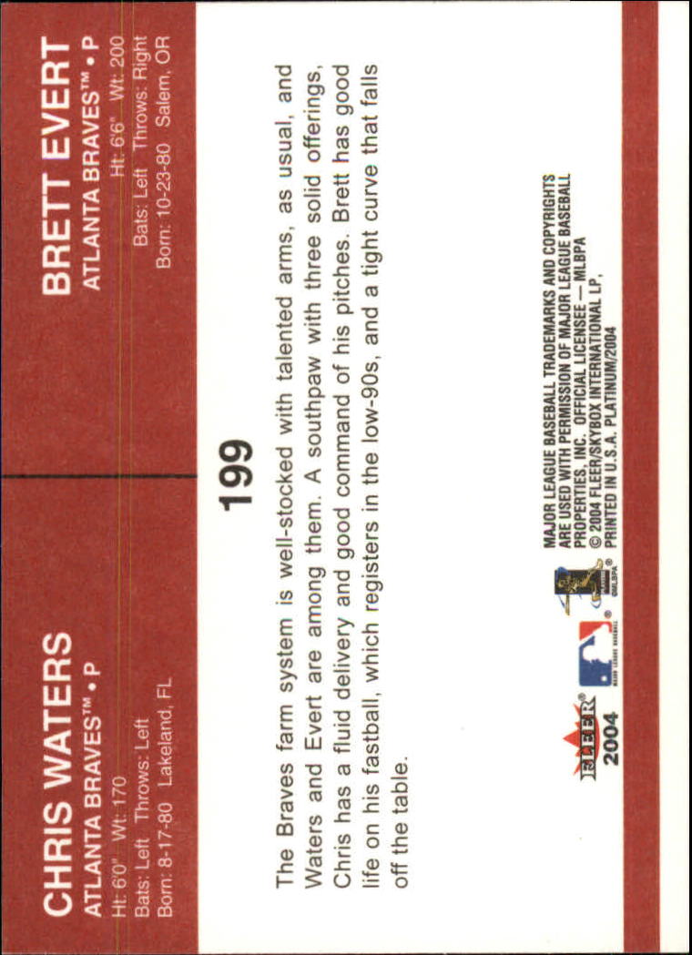 2004 Fleer Platinum Baseball "Main Set" Cards - Picture 385 of 387