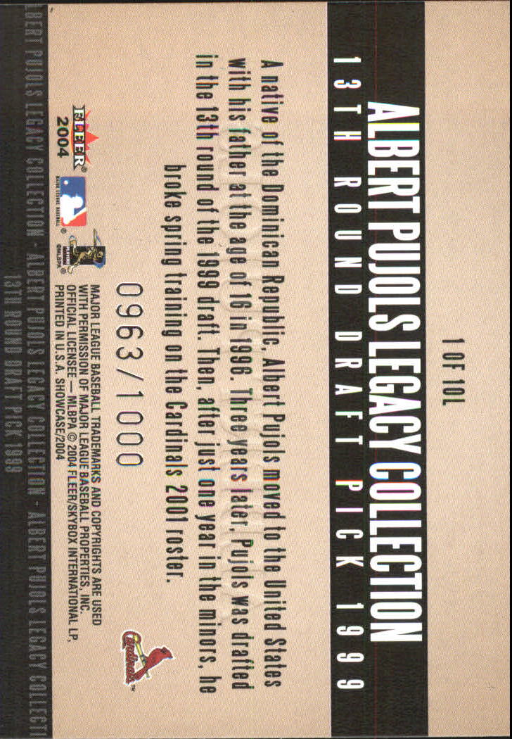 2004 Fleer Showcase Baseball "Insert" Cards - Picture 5 of 14