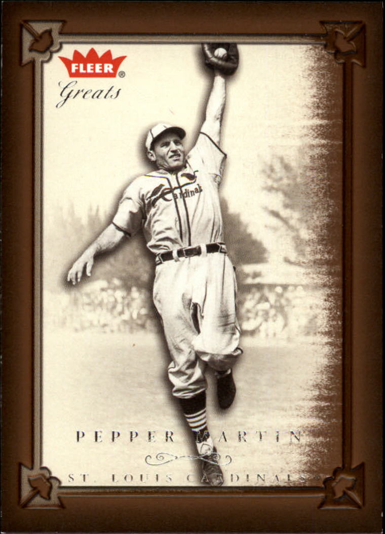 2004 Greats of the Game (Fleer) Baseball "Main Set" Cards - Picture 18 of 275