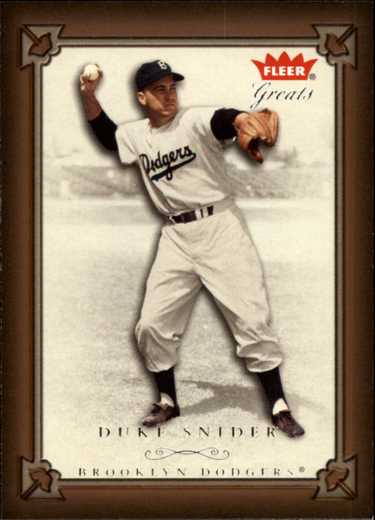 2004 Greats of the Game (Fleer) Baseball "Main Set" Cards - Picture 40 of 275