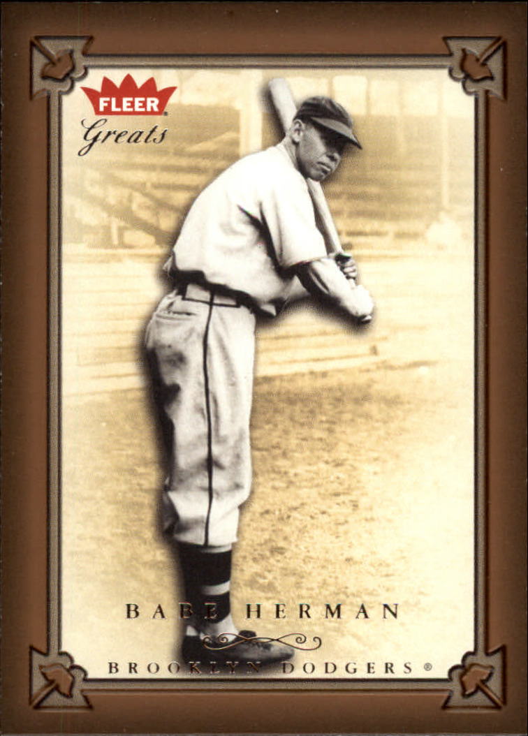 2004 Greats of the Game (Fleer) Baseball "Main Set" Cards - Picture 196 of 275