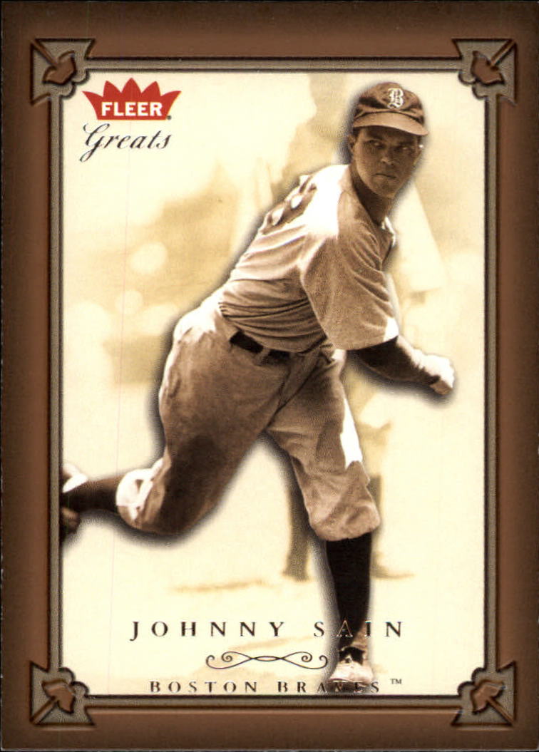 2004 Greats of the Game (Fleer) Baseball "Main Set" Cards - Picture 206 of 275
