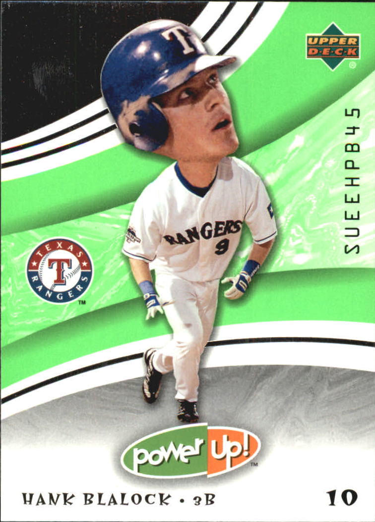 2004 Sweet Spot Hank Blalock Rangers Game Used Jersey Baseball Card #STS-HB  at 's Sports Collectibles Store