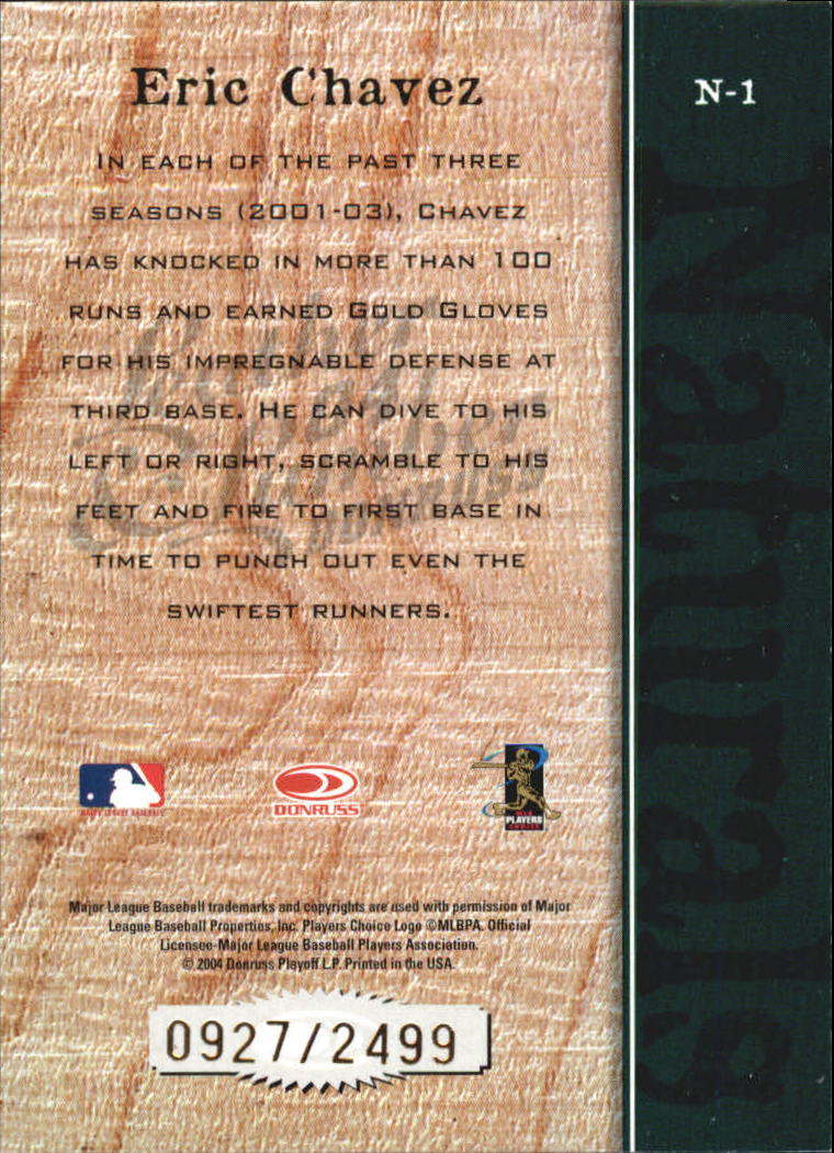 2004 Leather and Lumber Baseball "Naturals and Fans of the Game" Insert Cards - Picture 3 of 29