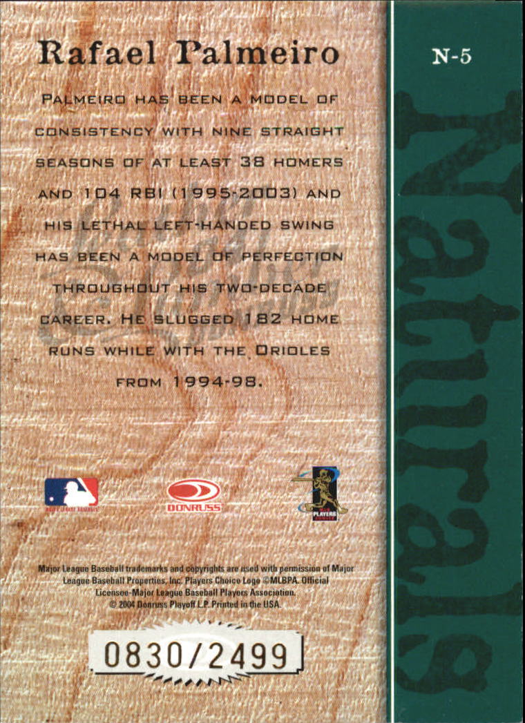 2004 Leather and Lumber Baseball "Naturals and Fans of the Game" Insert Cards - Picture 11 of 29
