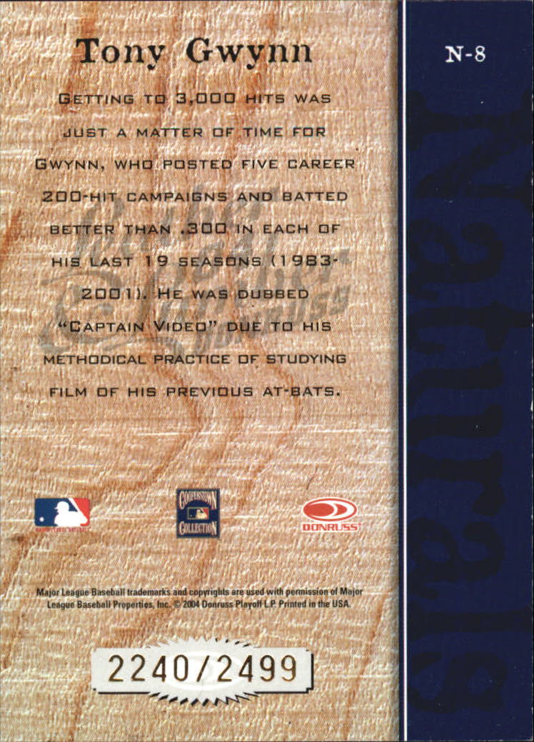 2004 Leather and Lumber Baseball "Naturals and Fans of the Game" Insert Cards - Picture 17 of 29