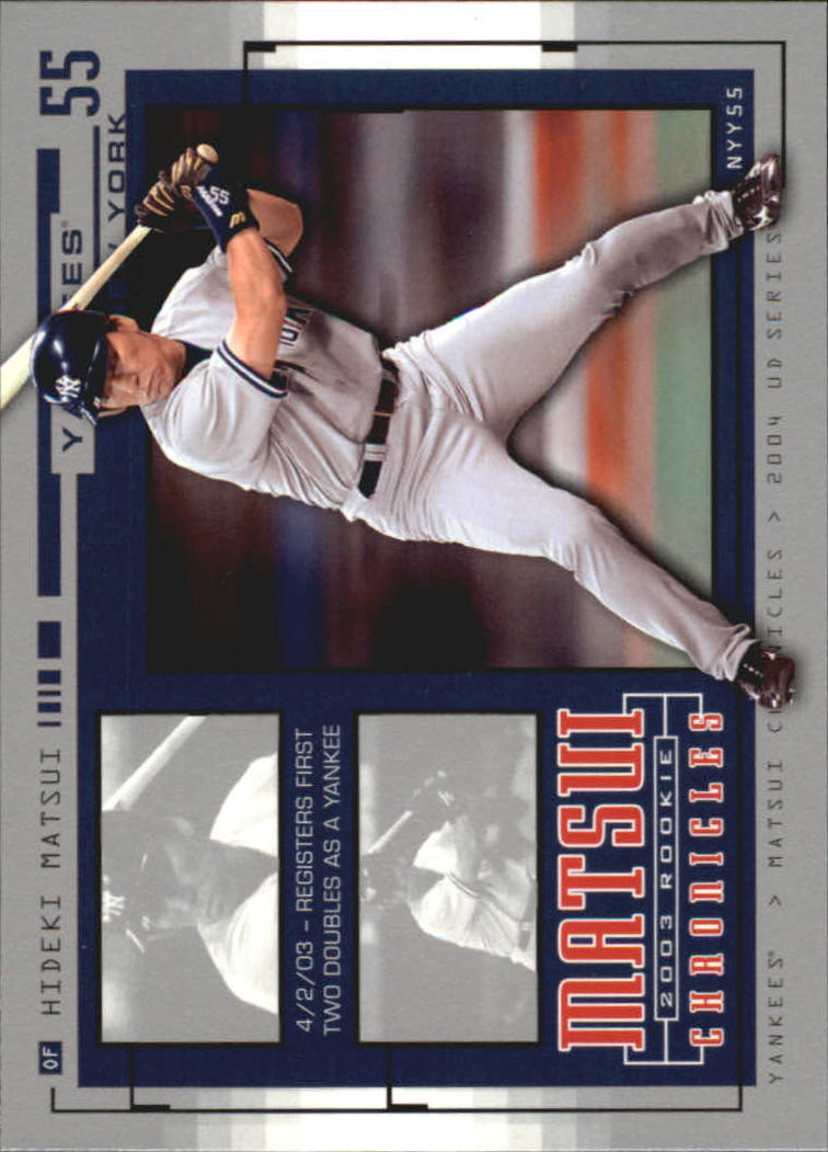 2004 Upper Deck Matsui Chronicles Baseball (Pick From List) - Picture 8 of 63