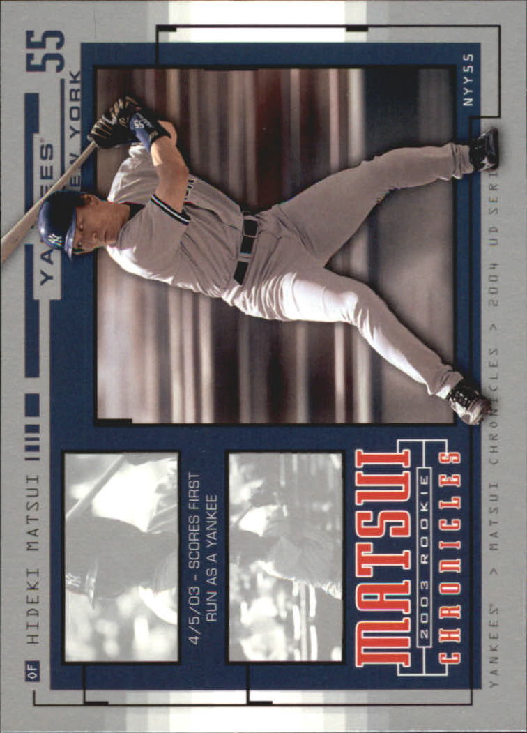 2004 Upper Deck Matsui Chronicles Baseball (Pick From List) - Picture 10 of 63