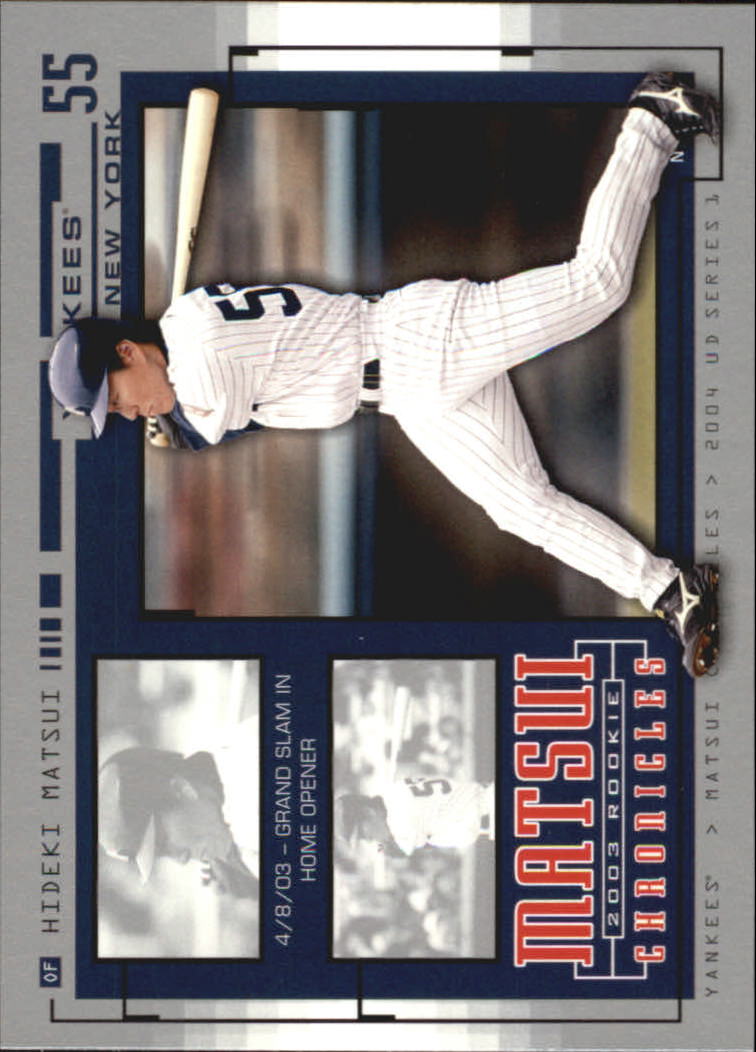 2004 Upper Deck Matsui Chronicles Baseball (Pick From List) - Picture 12 of 63