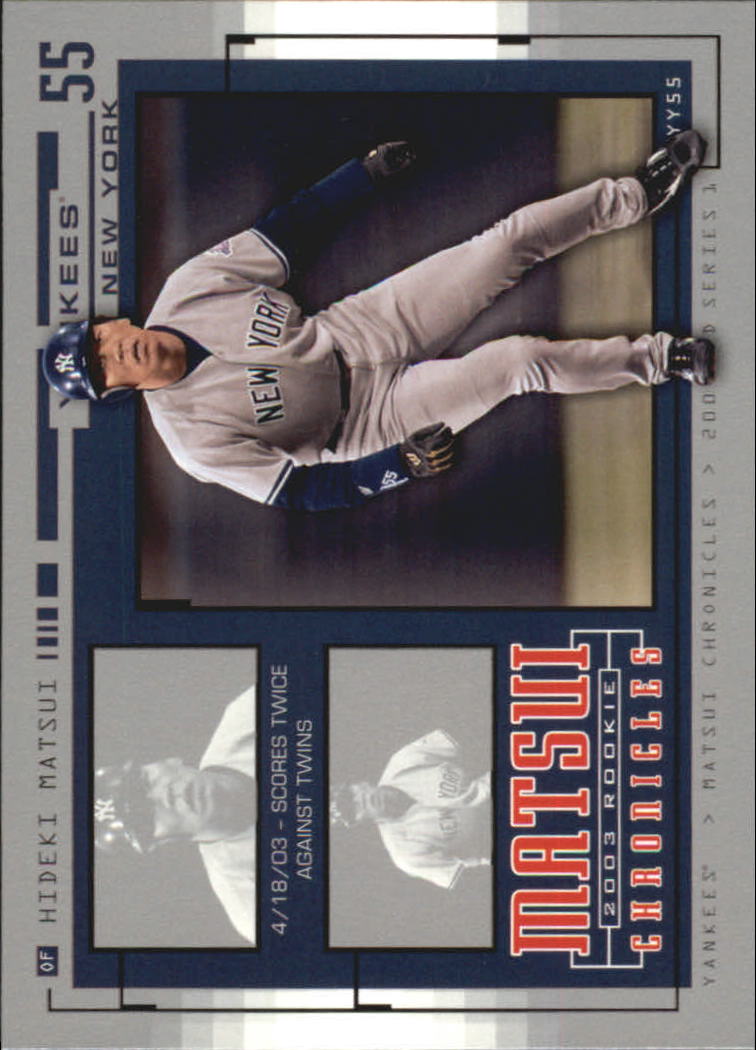 2004 Upper Deck Matsui Chronicles Baseball (Pick From List) - Picture 16 of 63