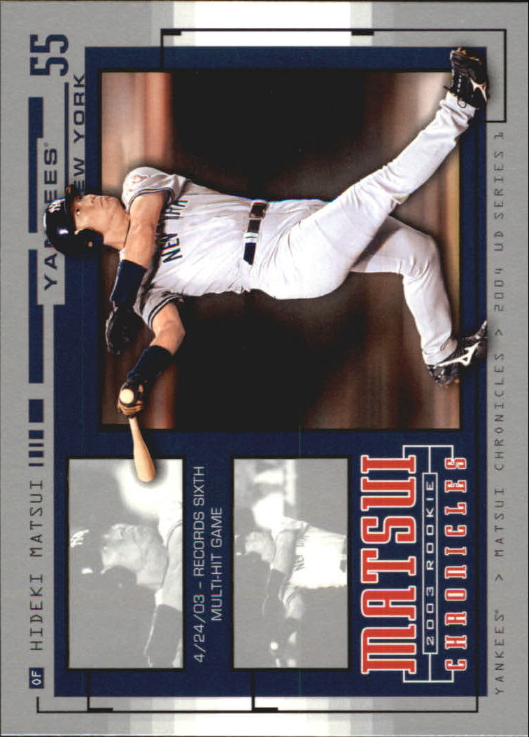 2004 Upper Deck Matsui Chronicles Baseball (Pick From List) - Picture 18 of 63