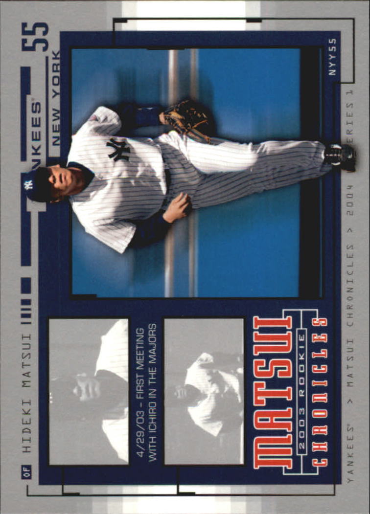 2004 Upper Deck Matsui Chronicles Baseball (Pick From List) - Picture 20 of 63