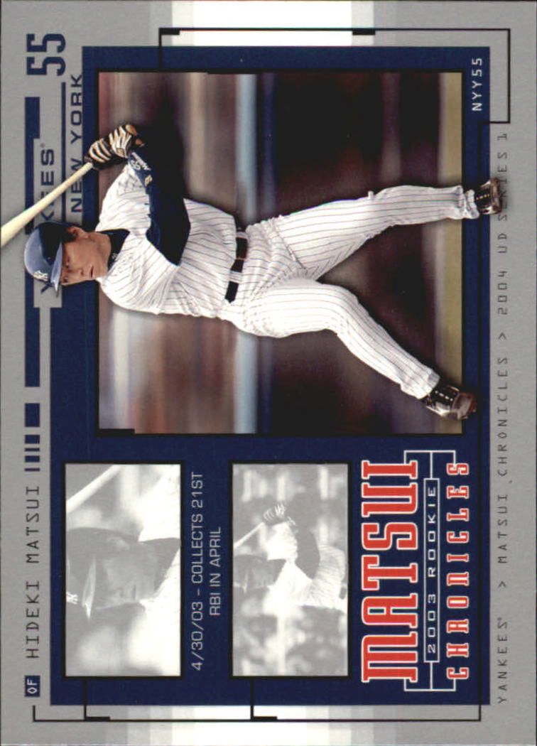 2004 Upper Deck Matsui Chronicles Baseball (Pick From List) - Picture 22 of 63